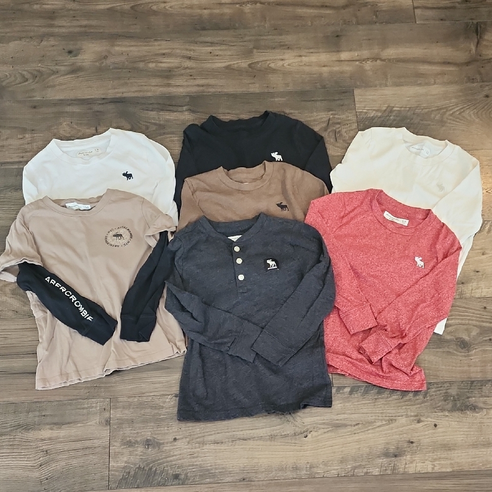 Abercrombie Kids Charcoal Long Sleeve Shirt